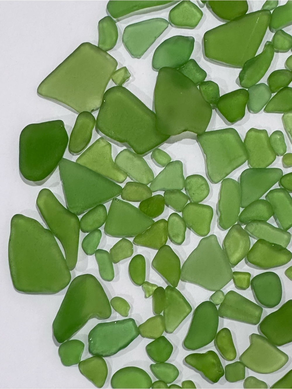 Authentic Green and blue Seaglass in Glass Vials - Picture 7 of 12